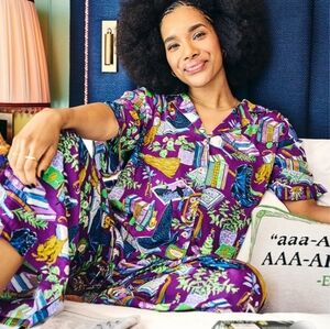 WICKED X PRINTFRESH Eco Satin Pajama Set XXS